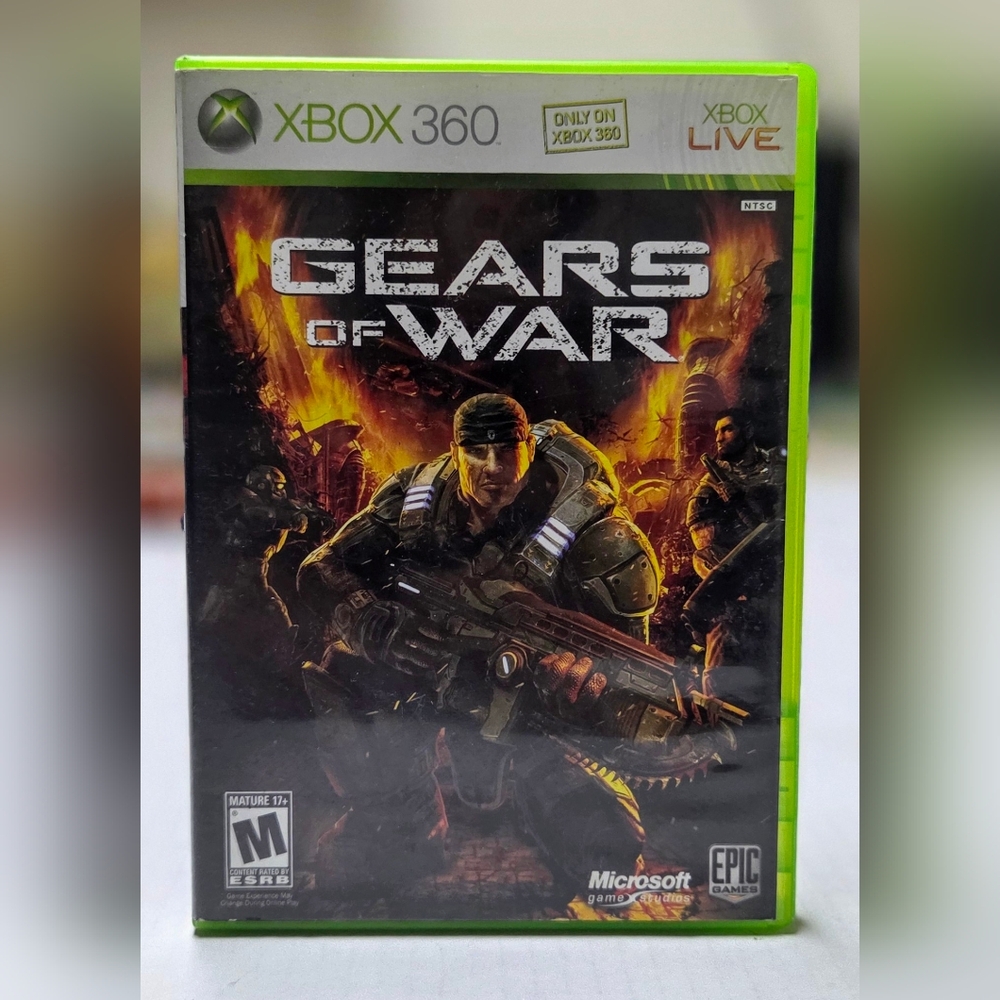 Gears of War Xbox 360 2006 Microsoft Xbox Tested & Working Complete In Box CIB
